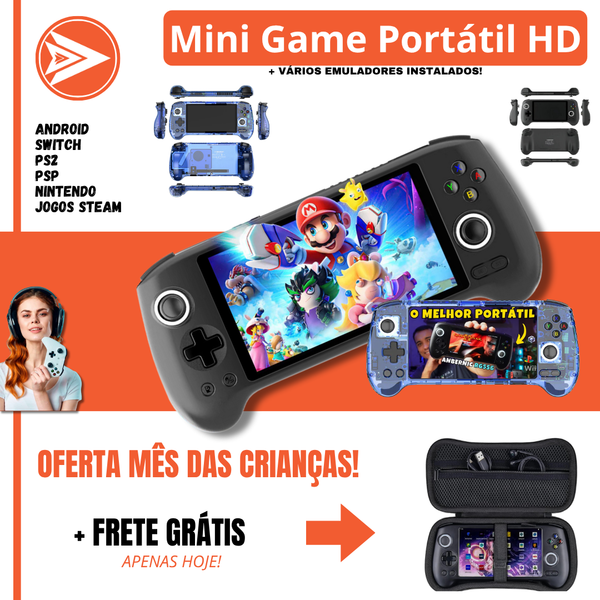 MINI GAME - 556® : Do Atari ao PS5 — Liberdade total de jogos em um único dispositivo (🔥PROMOÇÃO QUEIMA DE ESTOQUE FINAL DE ANO🔥)