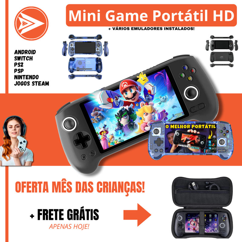 MINI GAME - 556® : Do Atari ao PS5 — Liberdade total de jogos em um único dispositivo (🔥PROMOÇÃO QUEIMA DE ESTOQUE FINAL DE ANO🔥)