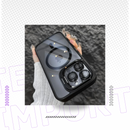 ￼Capinha capa case magsafe + proteção lente câmera para iphone 11 12 13 14 15 16 pro plus promax