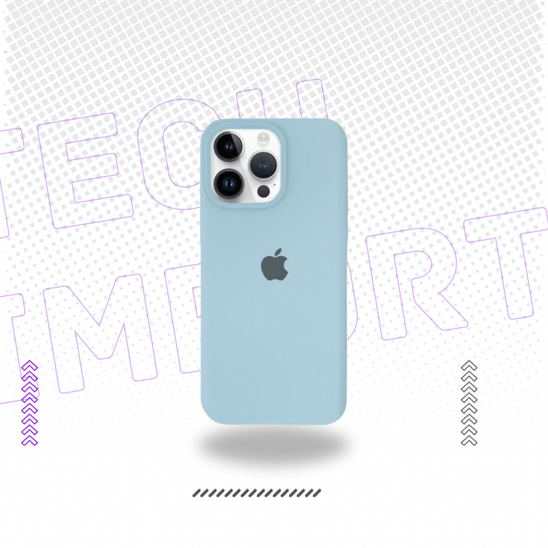 ￼Capa  Apple aveludada Premium - Silicone Macio