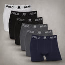 POLO WEAR Kit 6 Cueca Boxer Original Premium (LEVE 6 PAGUE 1)