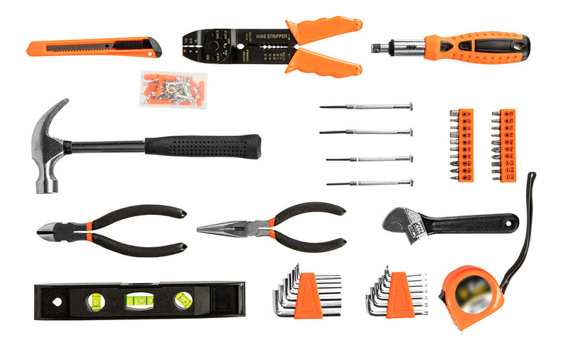 Kit Jogo De Ferramentas Completo C/ Soquetes E Chaves TBT12940K The Black Tools