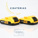 Parafusadeira Furadeira Sem Fio 48v 2 Baterias 340w 1550 Rpm