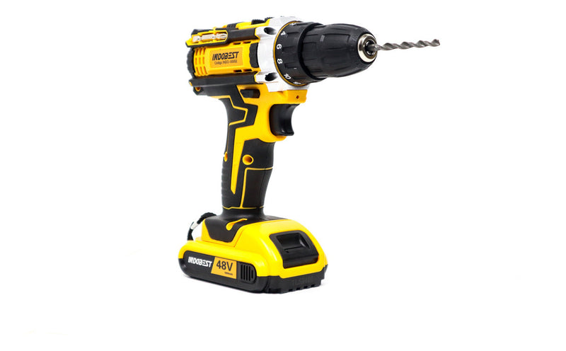 Parafusadeira Furadeira Sem Fio 48v 2 Baterias 340w 1550 Rpm