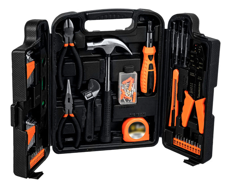 Kit Jogo De Ferramentas Completo C/ Soquetes E Chaves TBT12940K The Black Tools