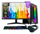 Computador Gamer completo 2Eletro Chroma, Intel Core i7, 16GB RAM, SSD 1TB, Fonte 500W, Monitor 23" 75Hz, Kit Gamer completo - PG2E-1023CH