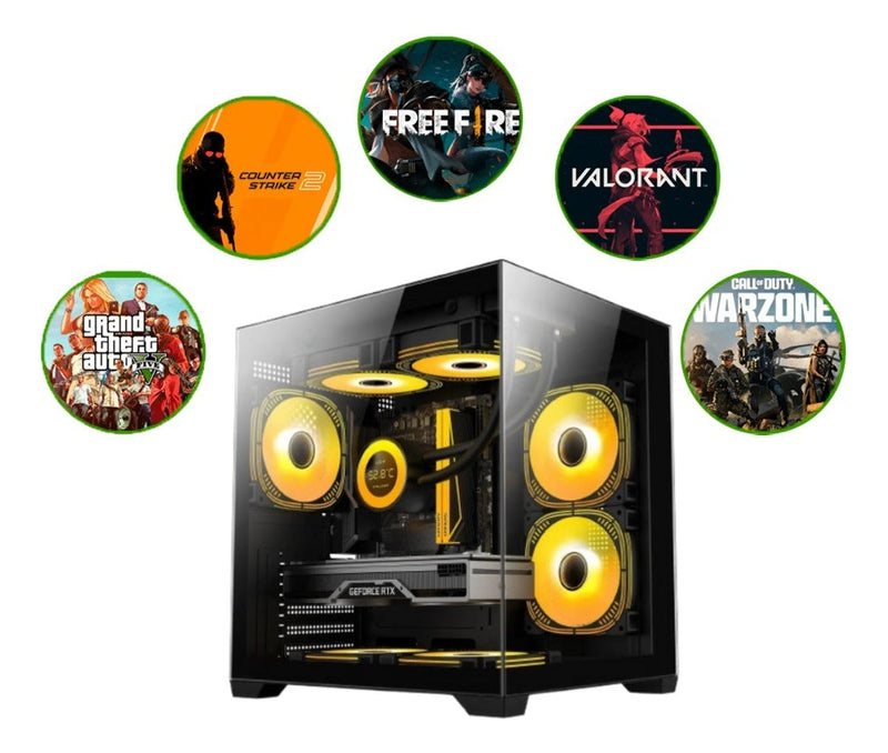 Pc Gamer Amd Ryzen 5 5500 Rtx 4060 Ram 16gb Ssd 1tb Nvme