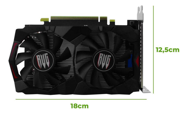 Placa Vídeo Gamer 4gb Ddr5 Gtx550ti Pci Express 2.0 Hdmi Vga