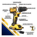 Parafusadeira Furadeira Sem Fio 48v 2 Baterias 340w 1550 Rpm