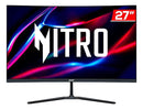 Monitor Gamer Acer Nitro 27 Pol, Curvo, 1ms, 180hz, Freesync Cor Preto 110v/220v