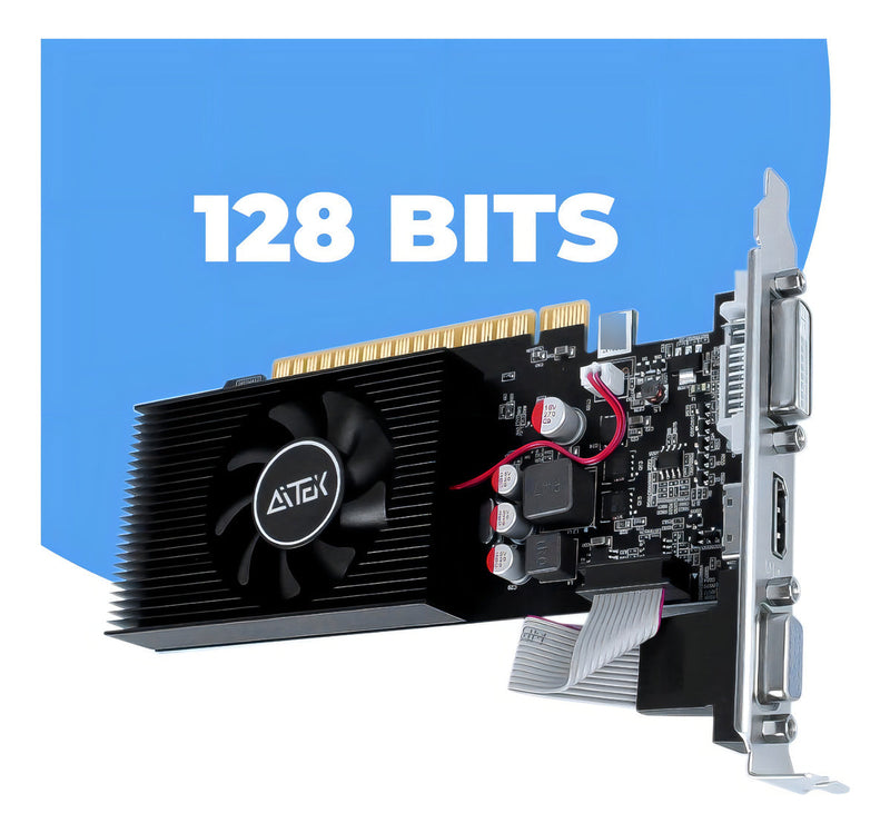 Placa De Vídeo Gt730 Gddr3 4gb Vga Hd Dvi 128 Bits 700mhz