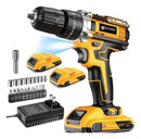 Furadeira Com Chave De Fenda Escovada 21v - 2 Baterias