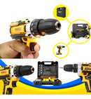 Parafusadeira Furadeira Sem Fio 48v 2 Baterias 340w 1550 Rpm