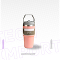 ￼Copo Térmico 900ml - Tampa Alça e Canudo