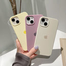 ￼Capa  Apple aveludada Premium - Silicone Macio