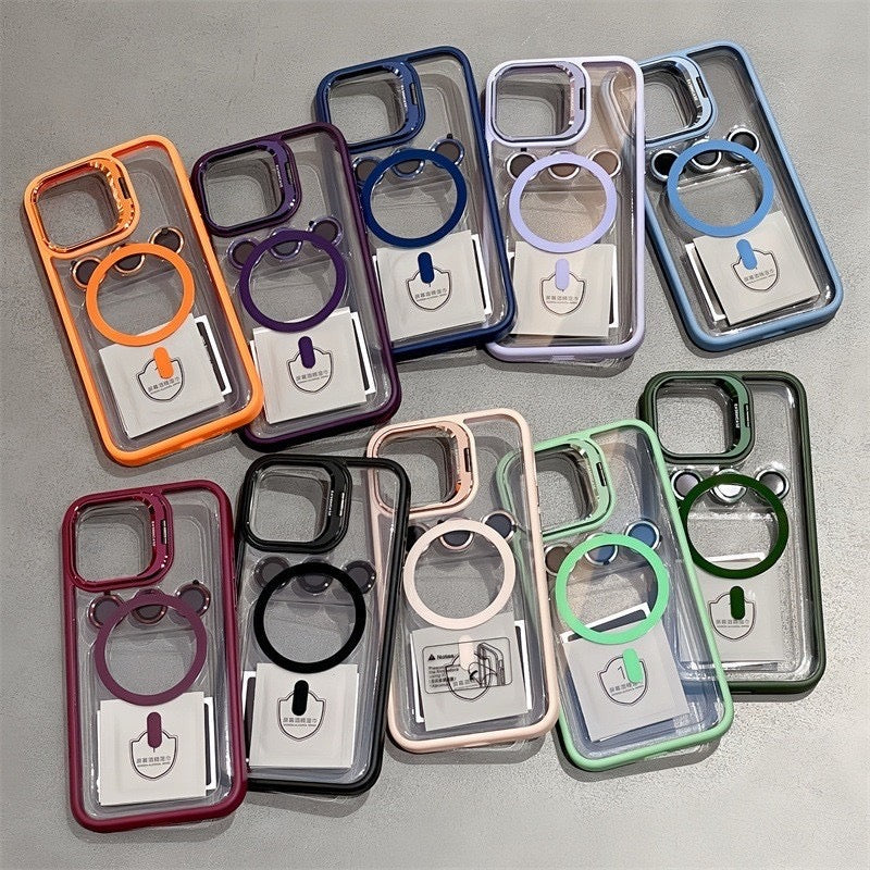 ￼Capinha capa case magsafe + proteção lente câmera para iphone 11 12 13 14 15 16 pro plus promax
