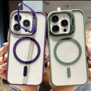 ￼Capinha capa case magsafe + proteção lente câmera para iphone 11 12 13 14 15 16 pro plus promax