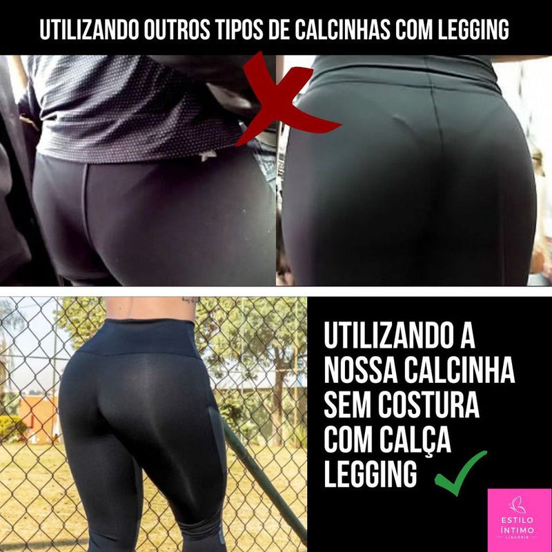 (Compre 3 leve 6) Kit com 6 Calcinhas cinta sem Costura Corte Laser Modeladora Efeito Lipo® ENVIO IMEDIATO + Frete Grátis 📦 (SOMENTE HOJE!)🔥