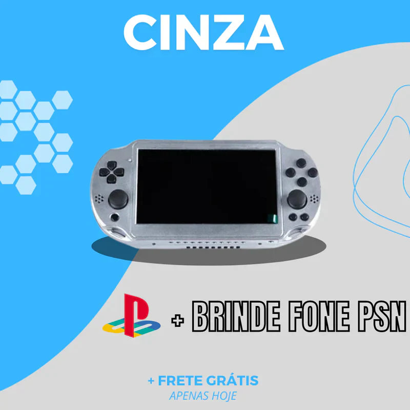 PS2 Portátil 4K HD - Todos os Jogos de PS2 - (MEGA OFERTA APENAS HOJE) + Fone de Ouvido PSN de BRINDE