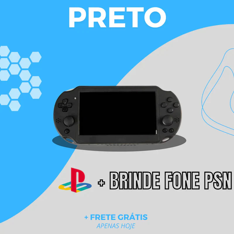 PS2 Portátil 4K HD - Todos os Jogos de PS2 - (MEGA OFERTA APENAS HOJE) + Fone de Ouvido PSN de BRINDE